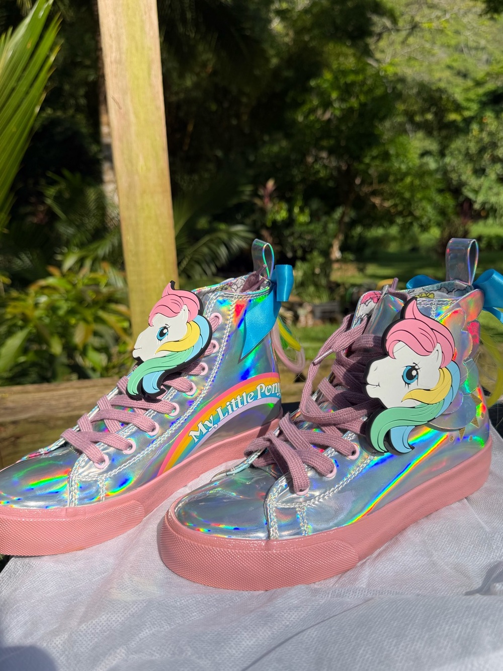 My Little Pony holographic High-Top Sneakers
